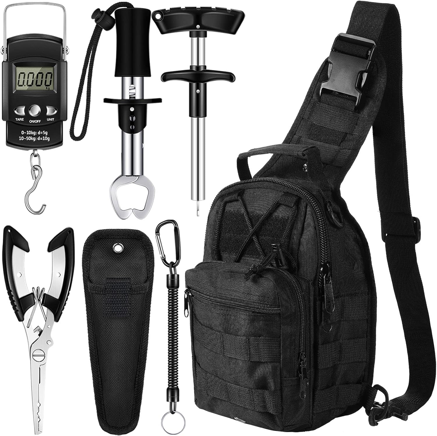 Hungdao 7-Pc Fishing Tool Kit - Tackle with Ease!