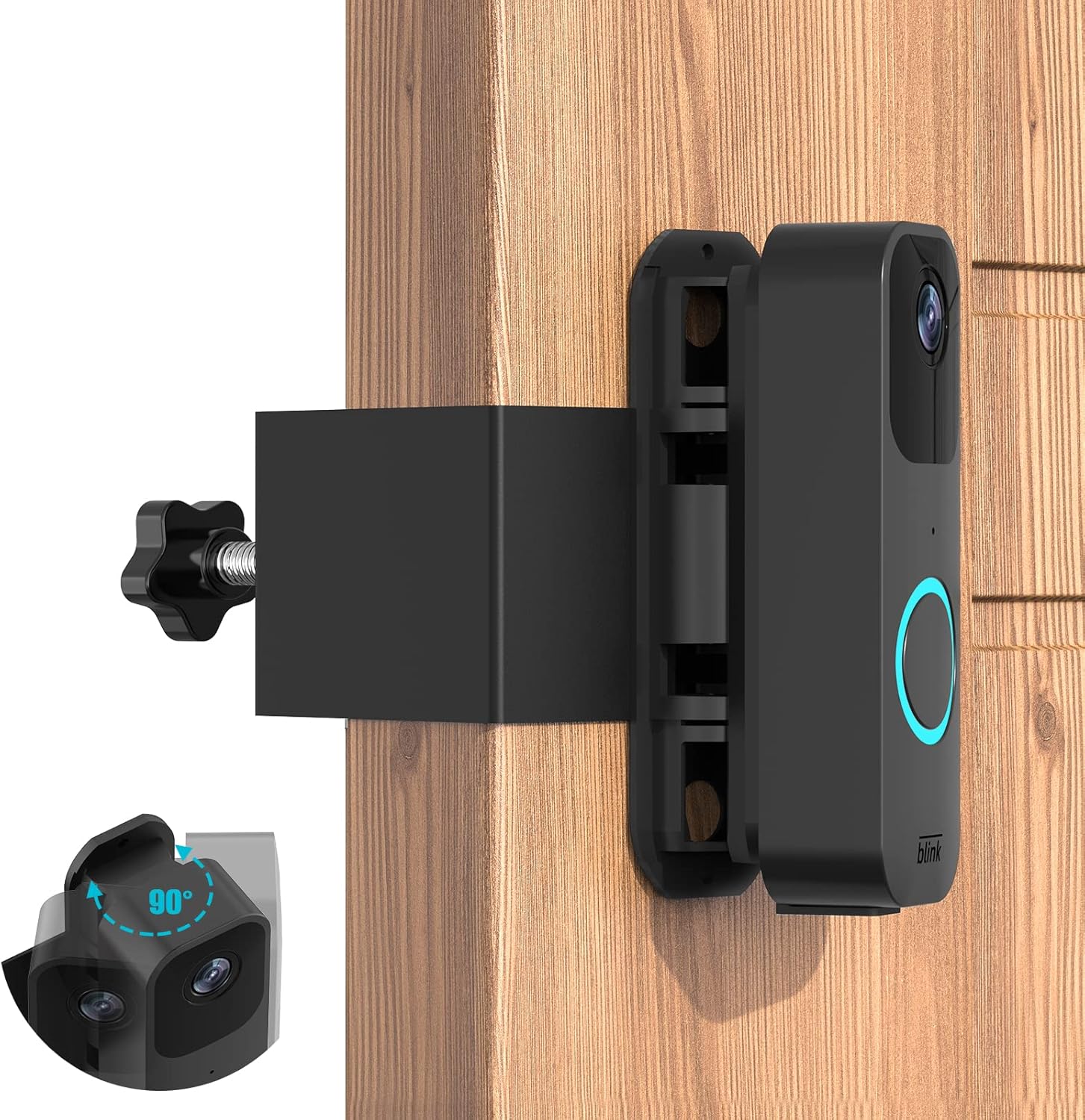 Adjustable Anti-Theft Doorbell Mount for Blink - Secure & Versatile!