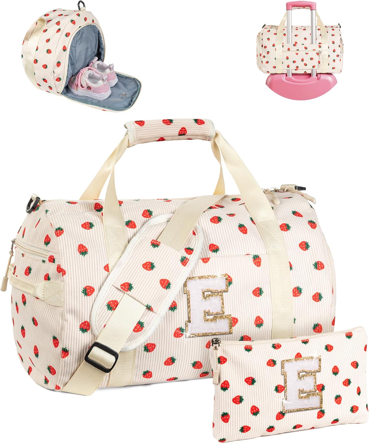 Personalized Gym Bag for 8 Year Old Girls - Stylish Duffel Set