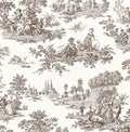 NextWall Chateau Toile Peel and Stick Wallpaper for Effortless Style
