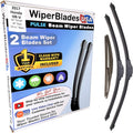 WiperBladesUSA Wiper Blades Set for Honda HR-V 2017 - Clear Wipe