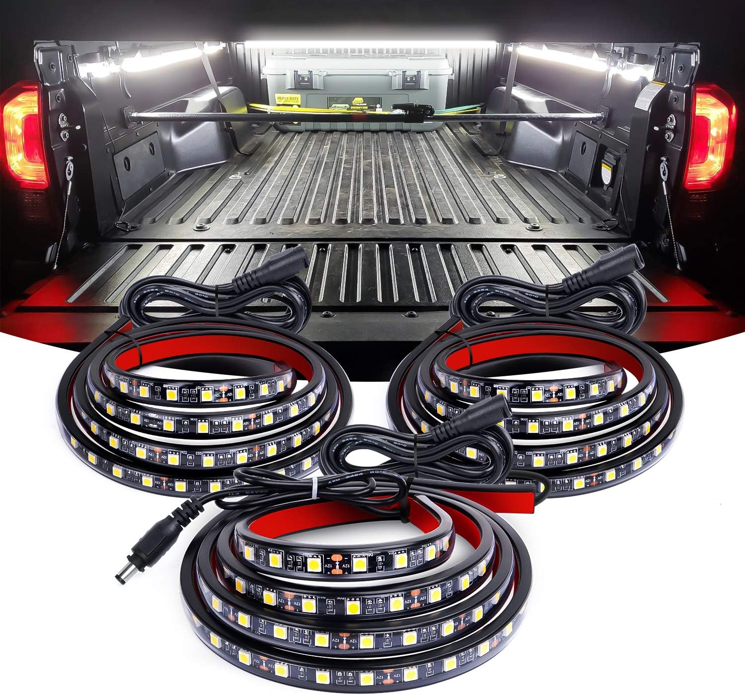 Nilight 60 Inch Bed Light Strip with 270 LED for Trucks and RVs