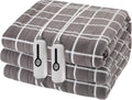 Electric Heated Blanket Queen Size with Dual Control & Safety