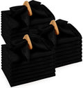 Utopia Home Black Cloth Napkins 144 Pack 20x20 in - Durable Table
