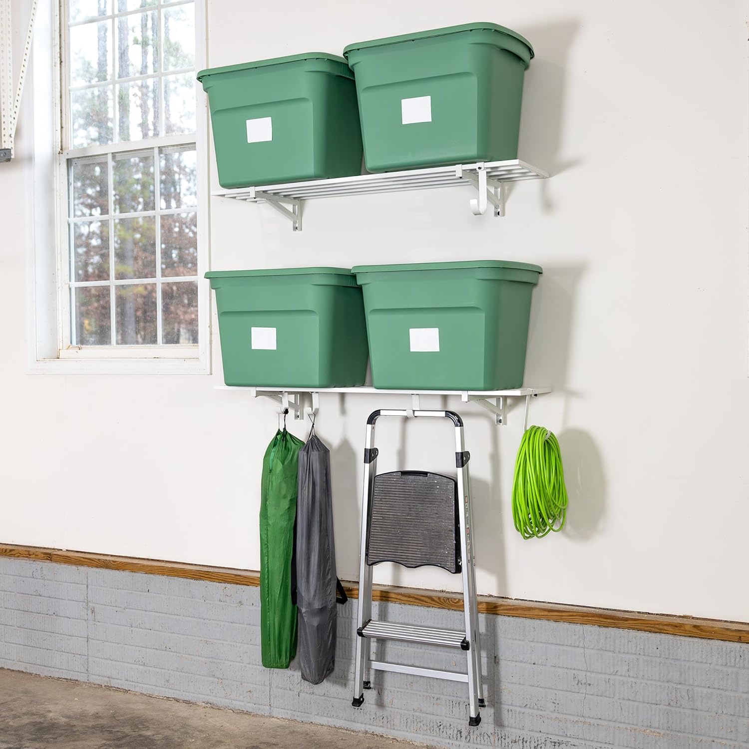 Heavy Duty Wall Shelves for Garage Storage and Organization