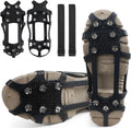 Ice Cleats Snow Traction for Shoes and Boots - 9-Stud Ice Grippers