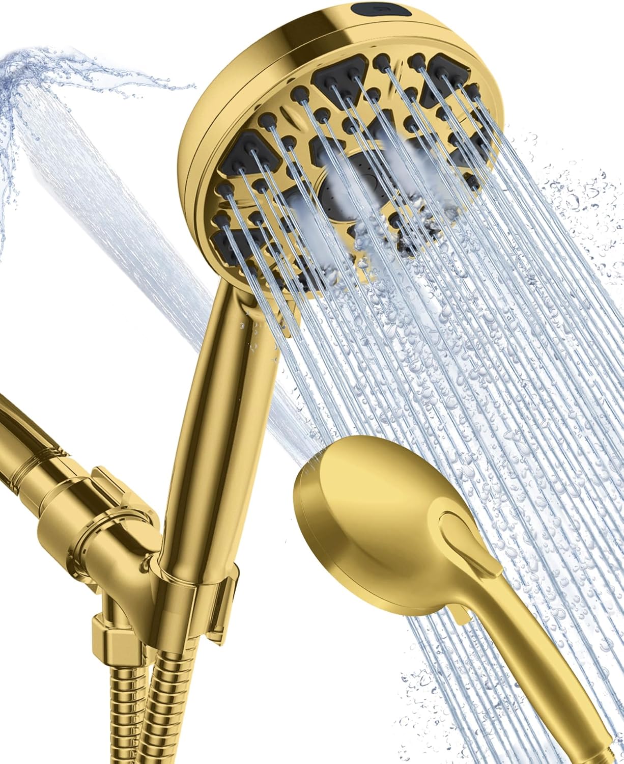 High Pressure Shower Head with Handheld 7 Modes for Spa Experience
