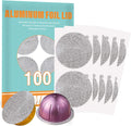 Reusable Aluminum Foil Lids for Nespresso VertuoLine Pods