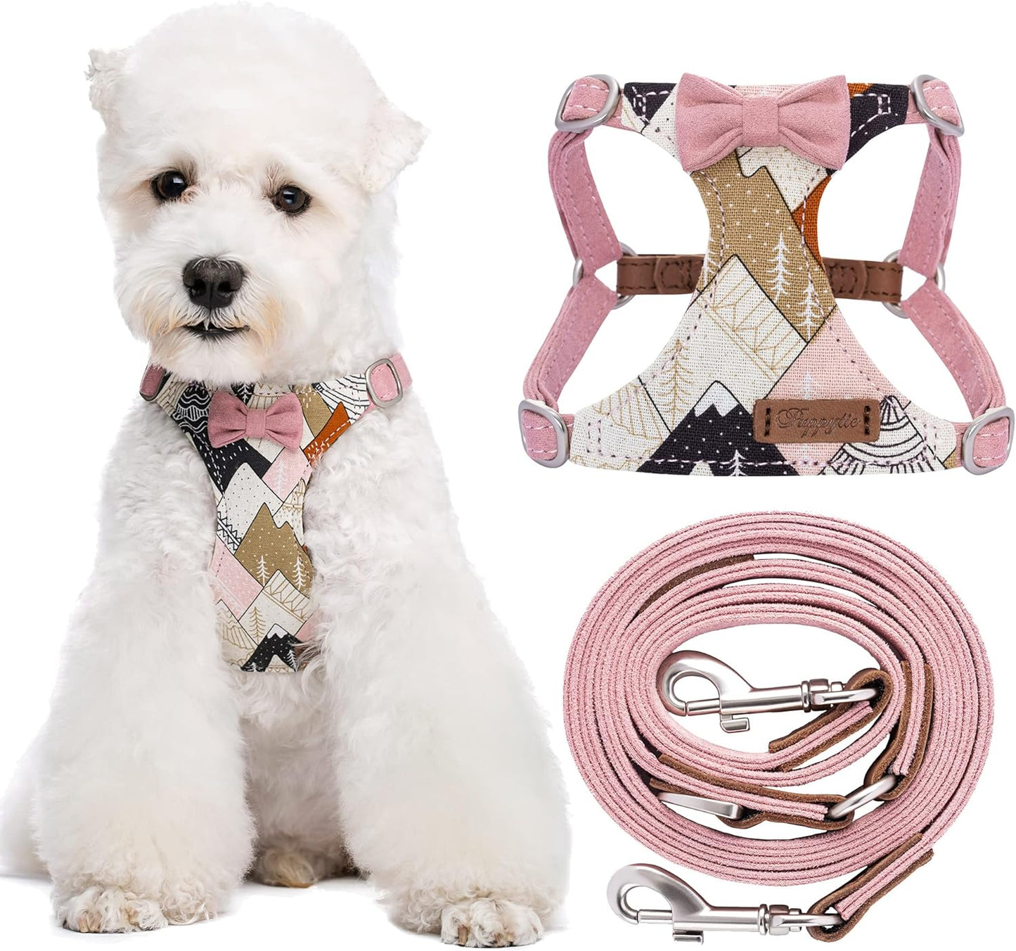 Puppytie No Pull Dog Harness for Medium Dogs with Leash
