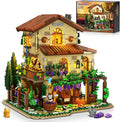 Winery Chateau House Building Set with Lights - 1826 pcs Vineyard