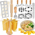 Baderke Pasta Maker Kit: 13 Pcs for Homemade Delights