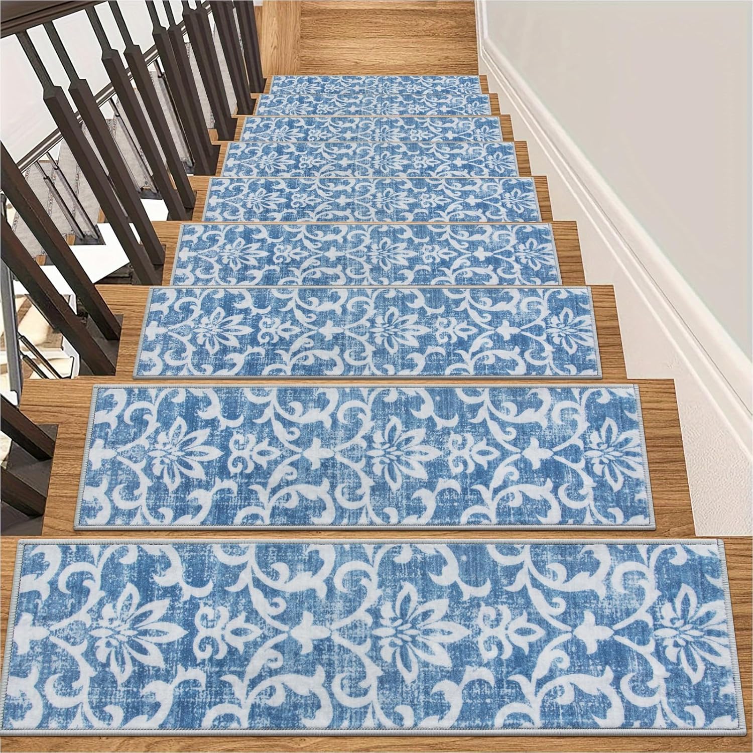 Lahome Non Slip Stair Treads for Wooden Steps, 15 Pack 8in x 30in