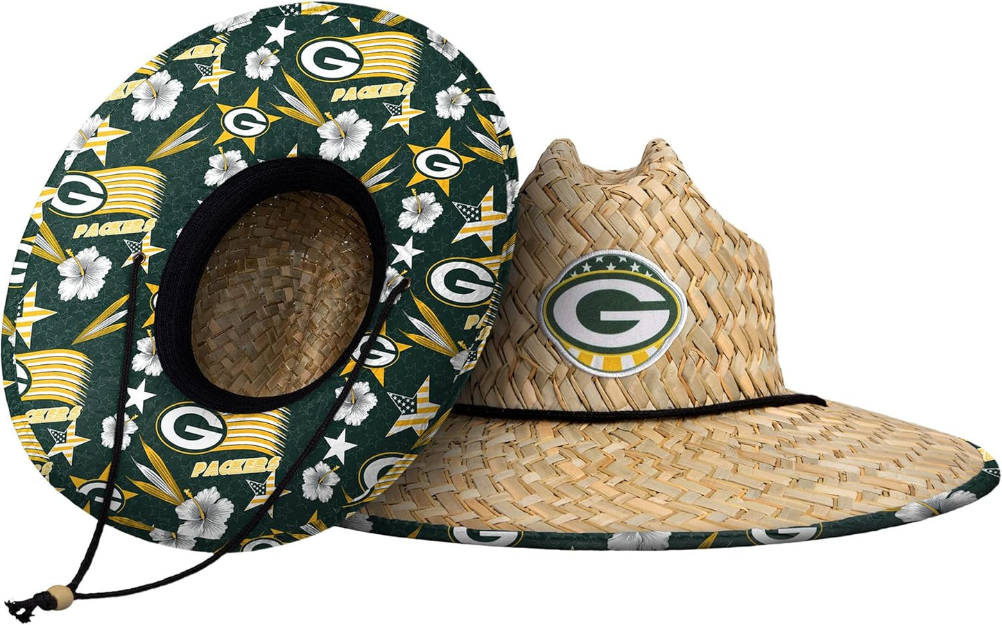 FOCO Men's NFL Team Logo Floral Lifeguard Beach Straw Hat Review