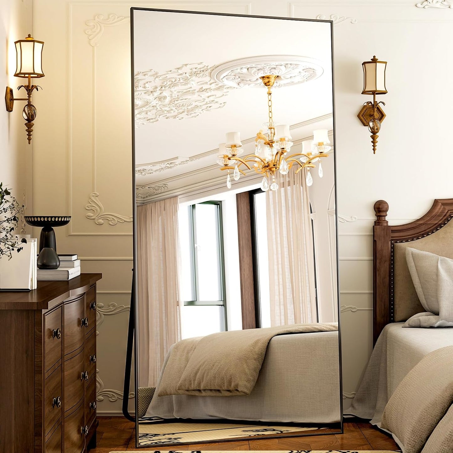 GLSLAND Rectangular Full Length Mirror - Large Floor Mirror
