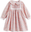 Simplee kids Baby Girls Smocked Floral Dress - Soft Spring/Fall