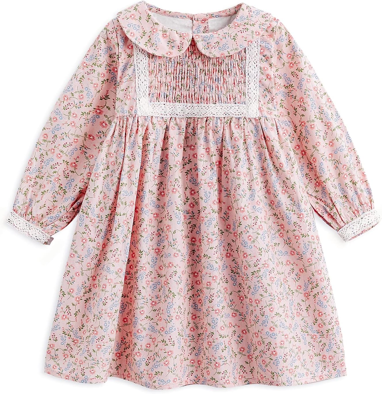 Simplee kids Baby Girls Smocked Dress for Spring and Fall Fun