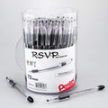 Pentel RSVP Ballpoint Pen Canister of 72, Smooth Writing