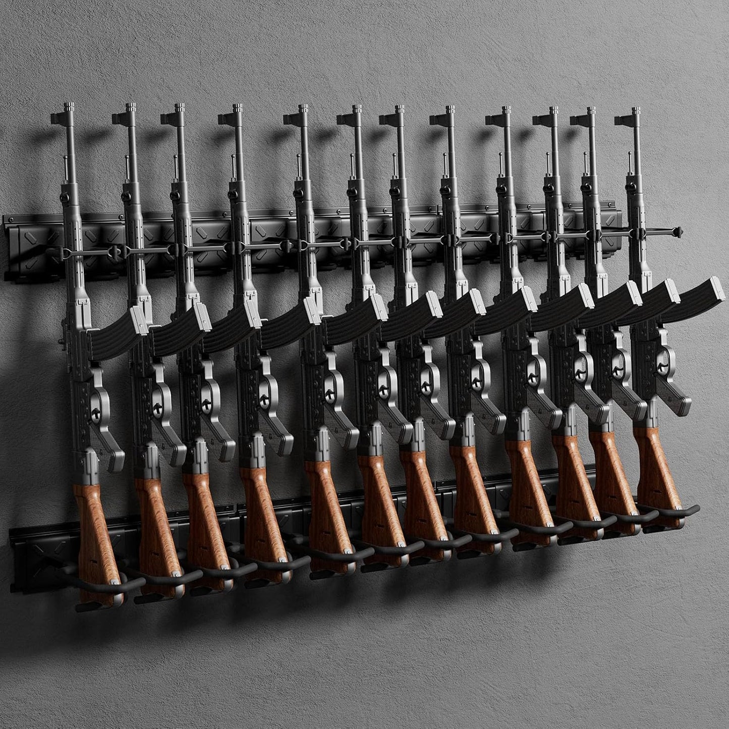 Heavy Duty Steel Gun Rack for Shotguns and Rifles Storage