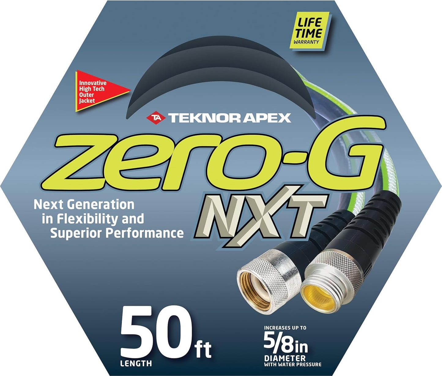 Premium 5/8 in x 50 ft Kink Free Garden Hose for Durability