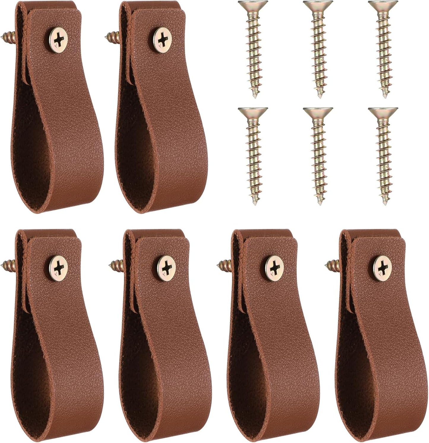 Boho PU Leather Wall Hooks Set | Stylish & Functional Storage