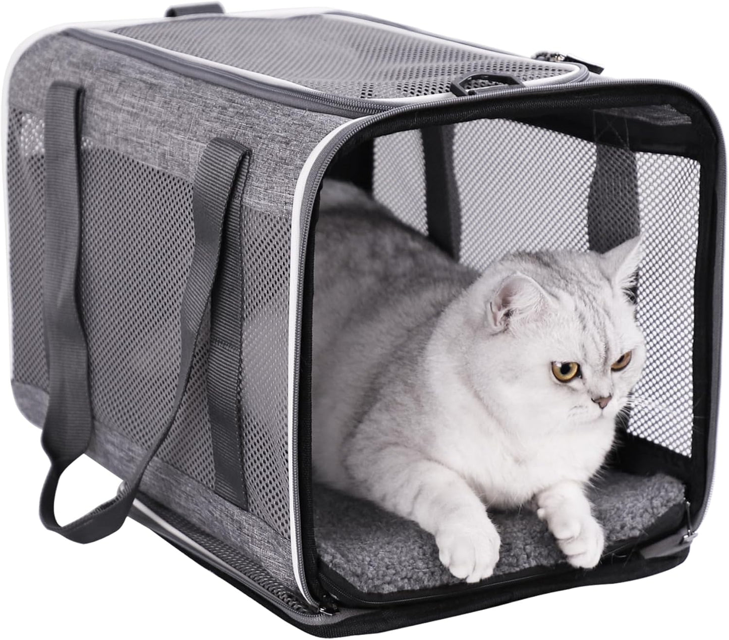 Soft Pet Carrier Bag for Cats and Puppies Under 20 lbs