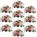 Pink Flower Centerpieces Kissing Balls for Wedding Tables - Lifelike