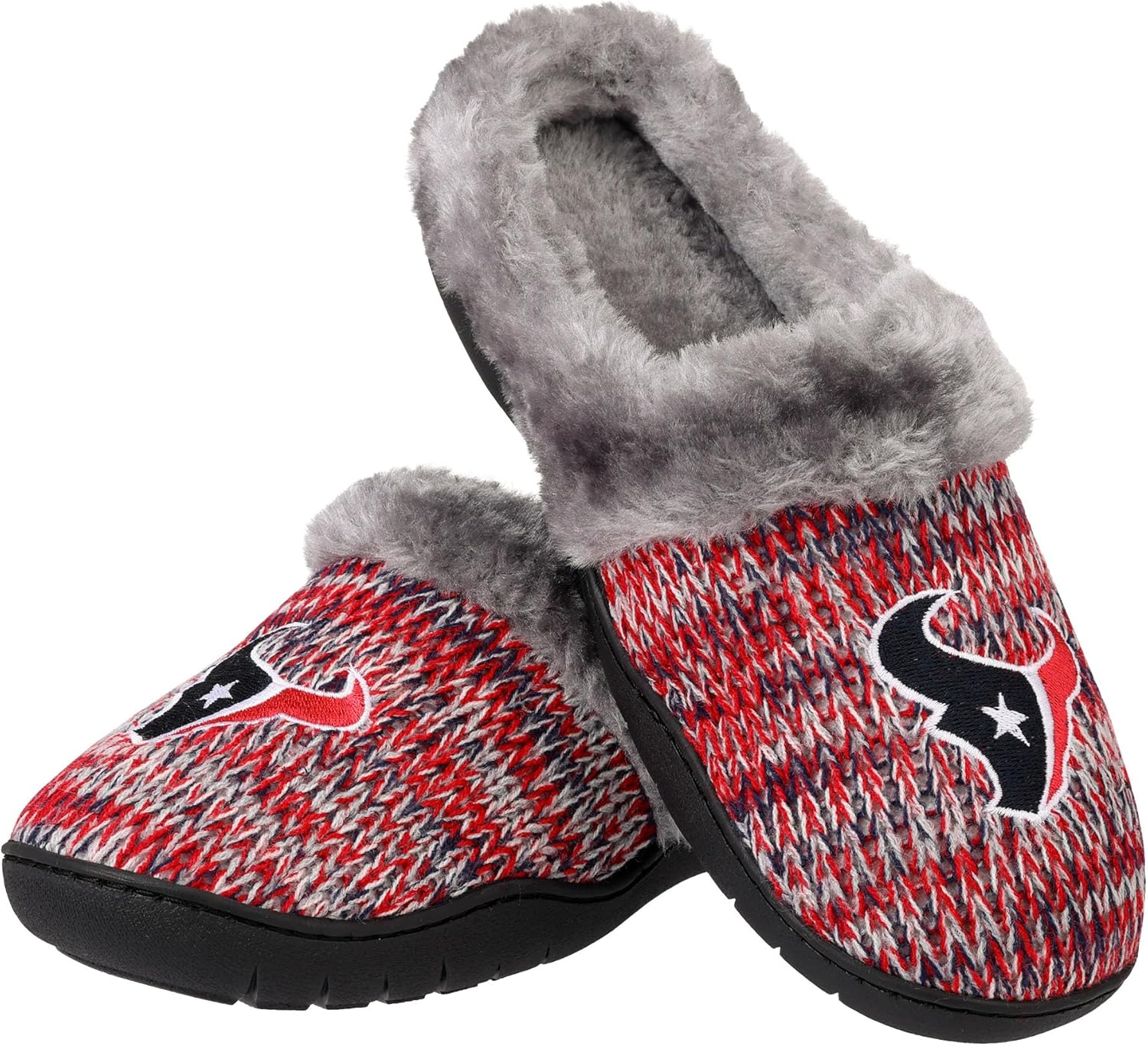 FOCO Womens NFL Team Logo Peak Slide Slippers for Comfort