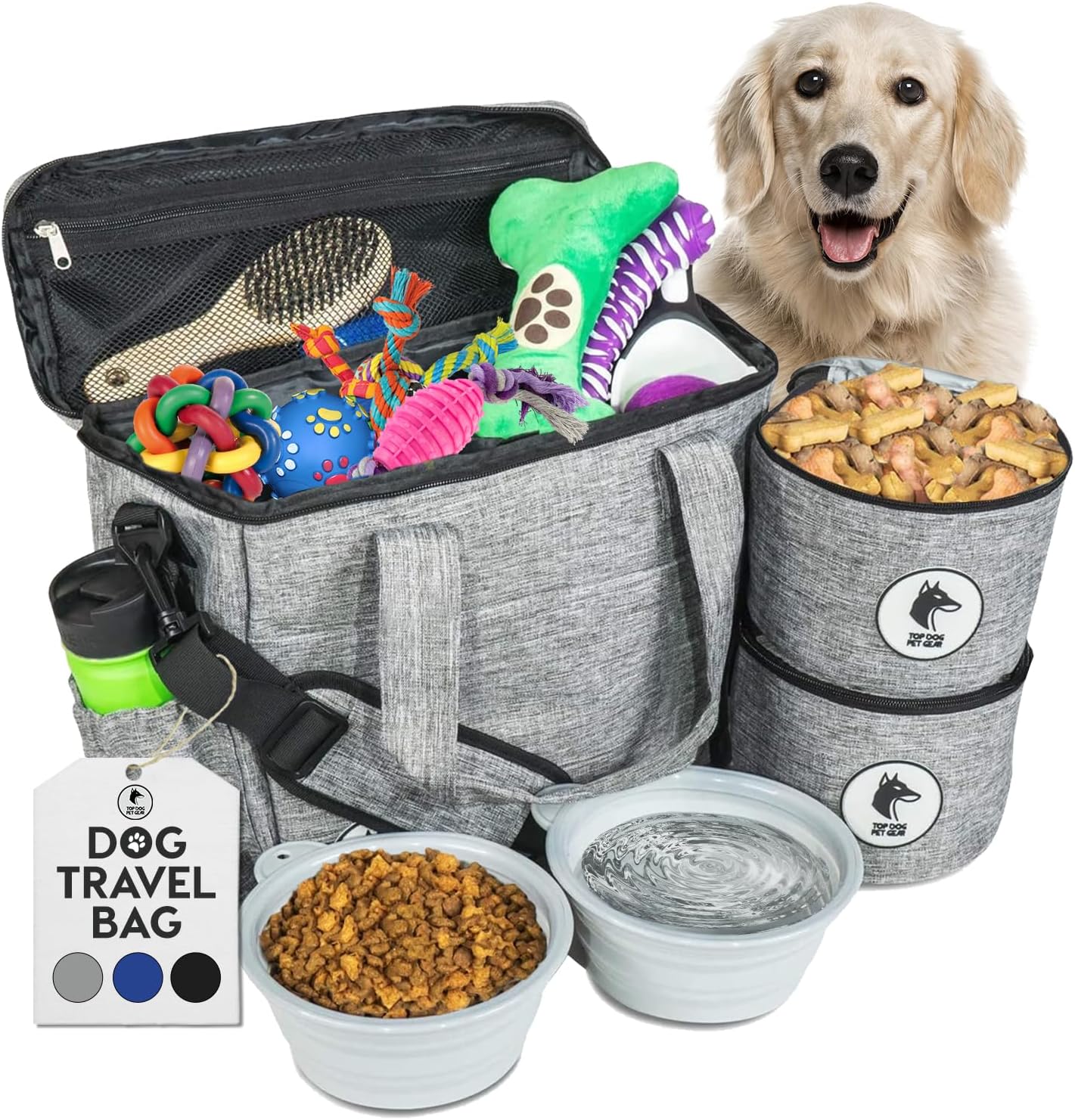 Dog Travel Bag for Supplies - Airline-Approved Backpack