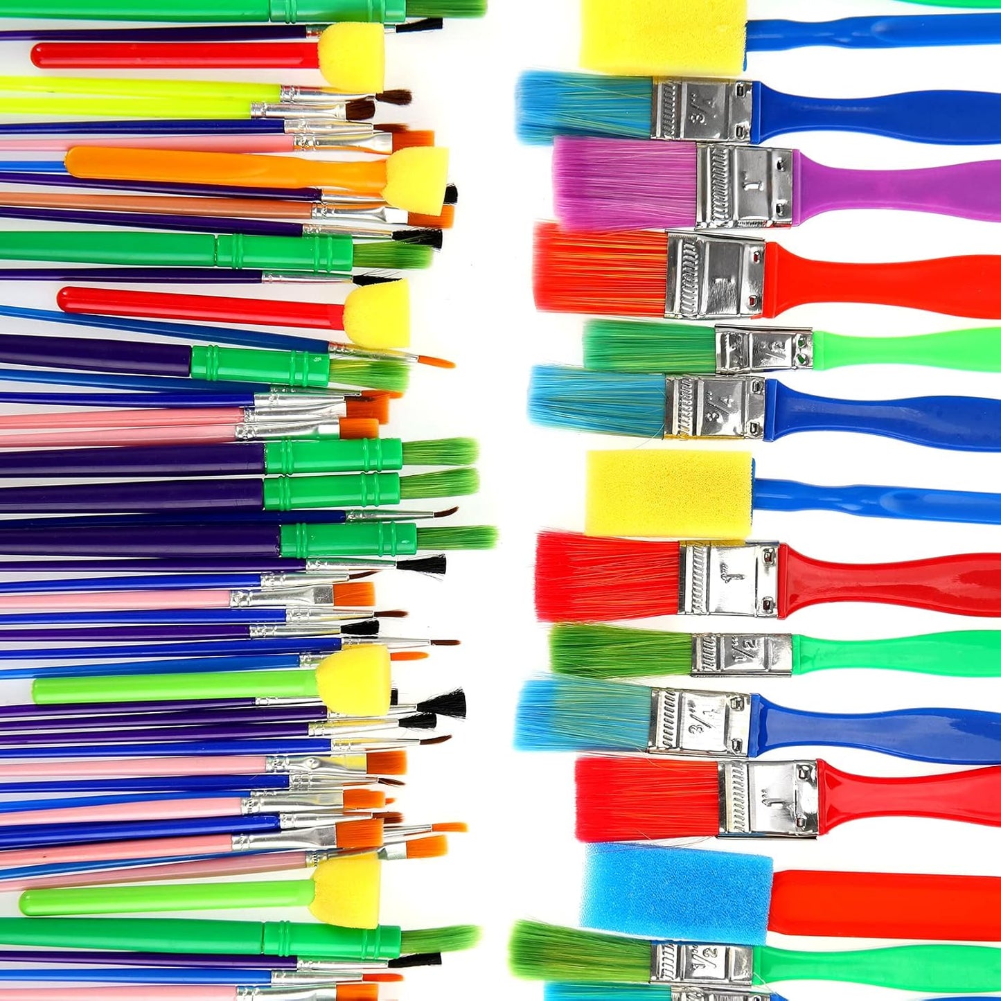 Lincia 300 Pcs All Purpose Paint Brush Set for Kids