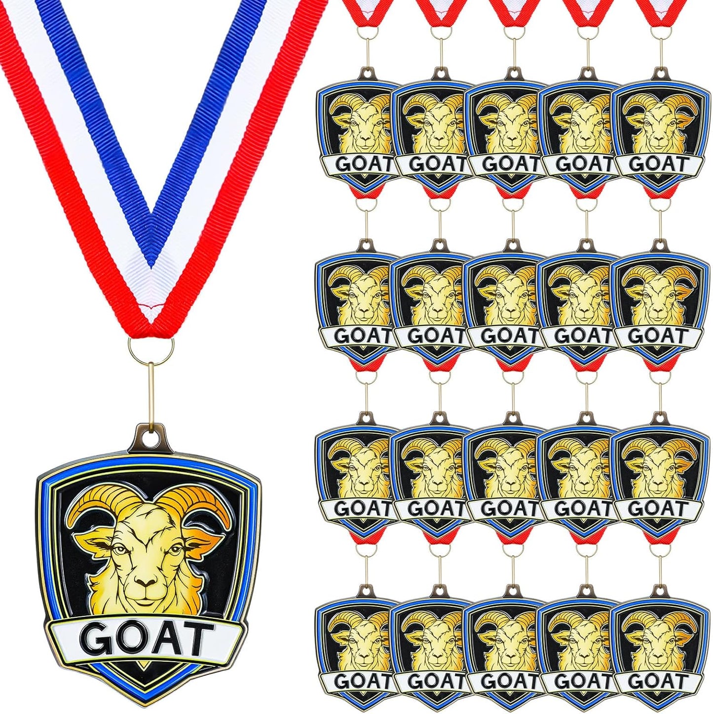10/20/30/40 Pcs Award Medals Bulk for Sports Tournaments