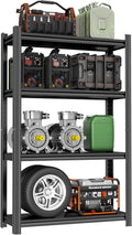 2000 lbs Capacity Metal Garage Shelving Unit 4-Tier - Heavy Duty