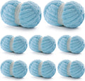 Chunky Yarn for Hand Knitting - Soft Super Bulky Chenille Blanket Yarn
