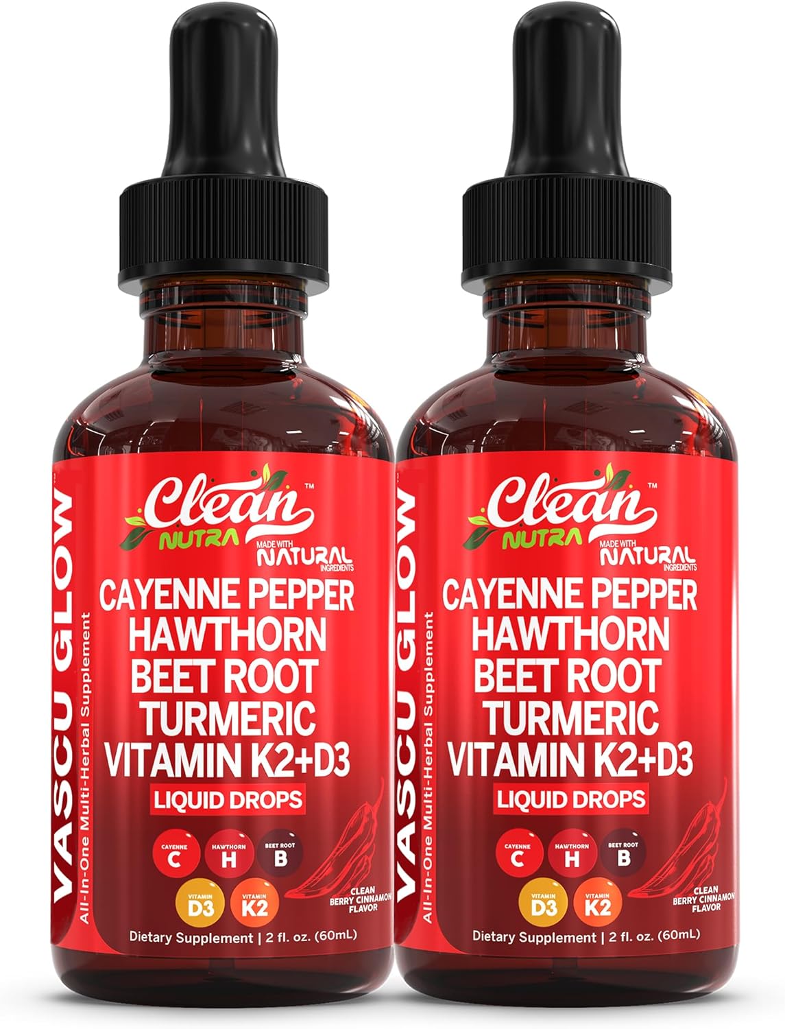 Clean Nutra Cayenne Pepper Drops for Daily Wellness Support