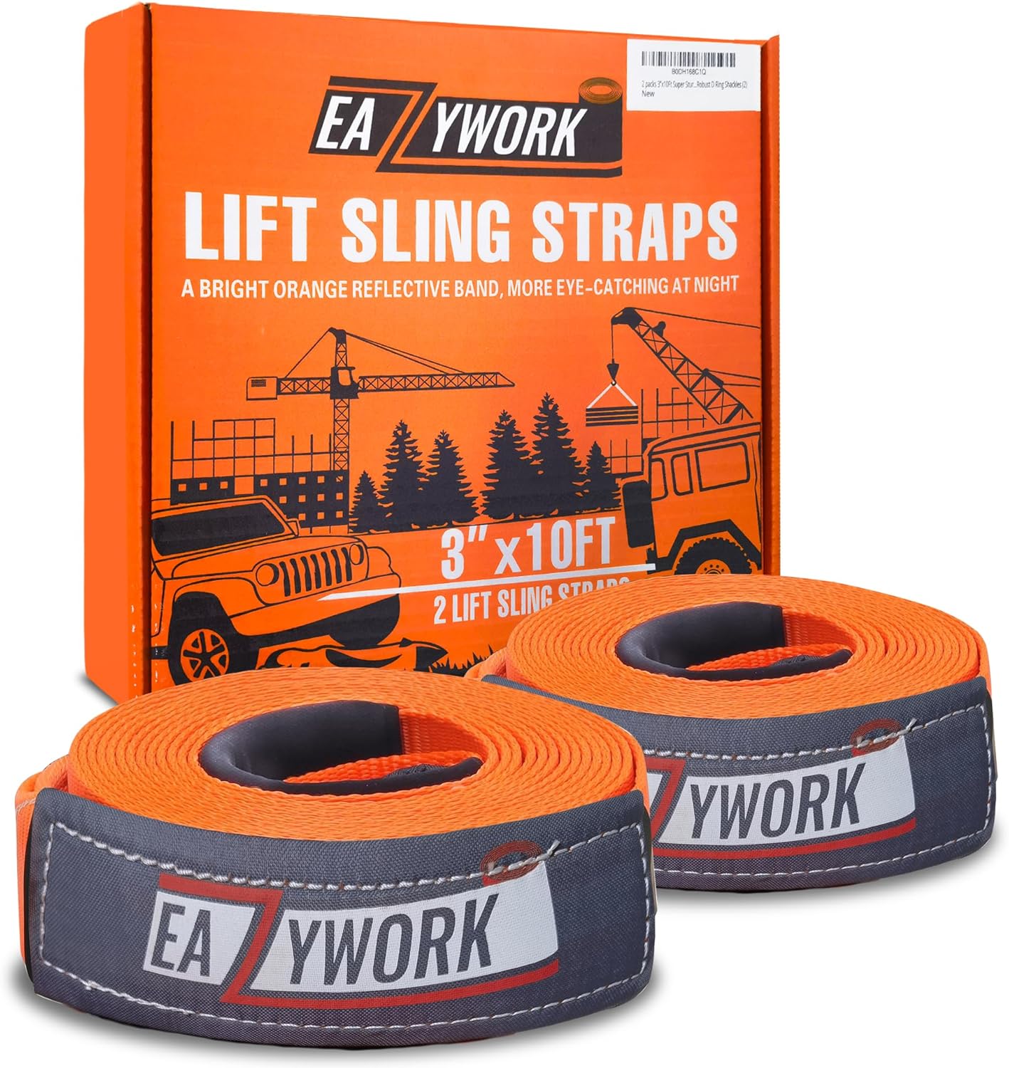 Super Sturdy Lift Sling Straps for Heavy Duty Lifting Tasks