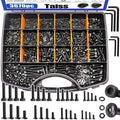 Taiss 3670PCS Metric Screw Assortment M2 M3 M4 M5 - Comprehensive Kit