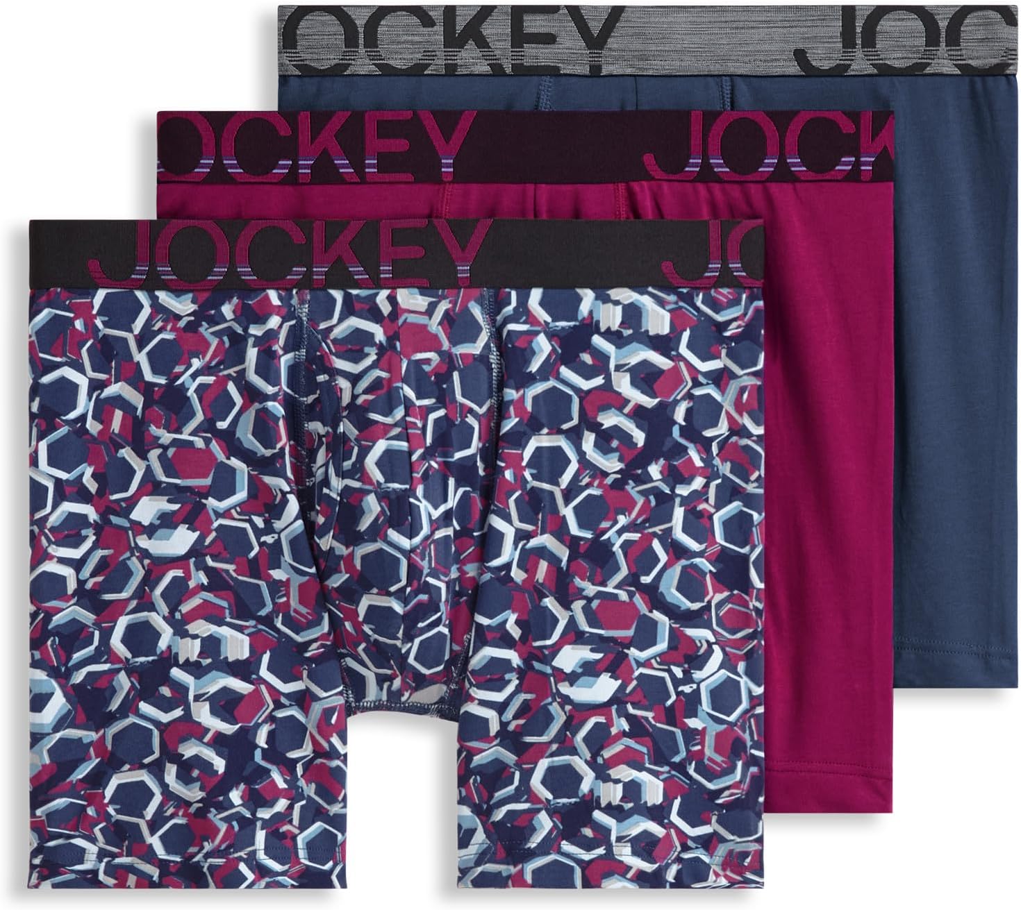 Jockey Men's Underwear ActiveStretch 7in Long Leg Boxer Briefs