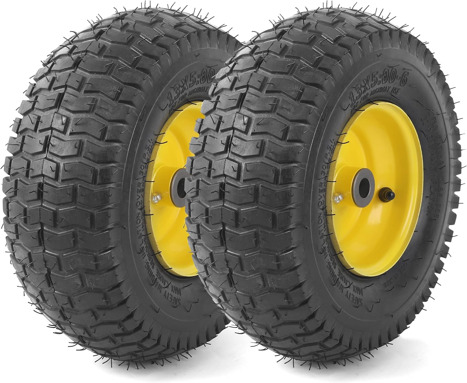 Heavy-Duty 13x5.00-6 Tire and Wheel Assembly for Lawn Mowers