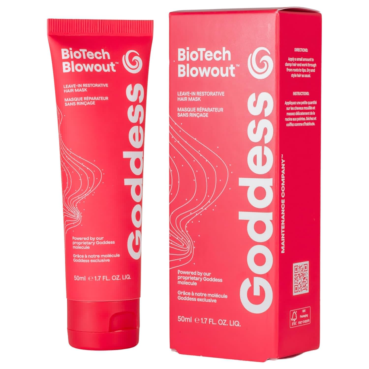 Biotech Blowout Leave-In Restorative Hair Mask for Frizz-Free Volume