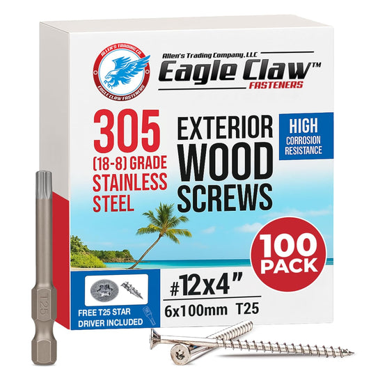 Premium Stainless Steel Deck Screws for Outdoor Projects