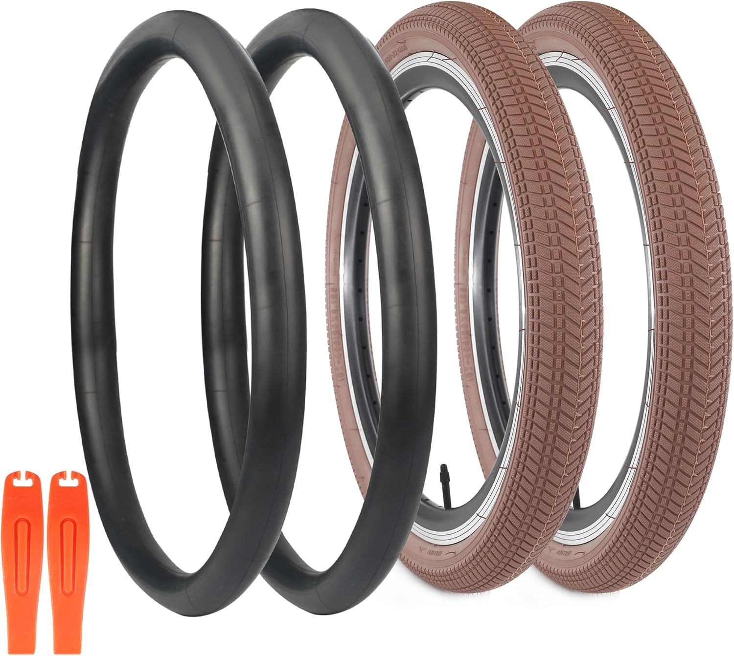 WEEROCK 20 Inch Bicycle Tire with Inner Tubes for Kids and BMX