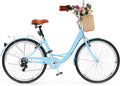 Beach Cruiser Bike for Women 24 & 26 in - Comfortable City Cruiser