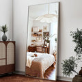 26x71 Full Length Mirror - Large Silver Leaning Mirror for Room