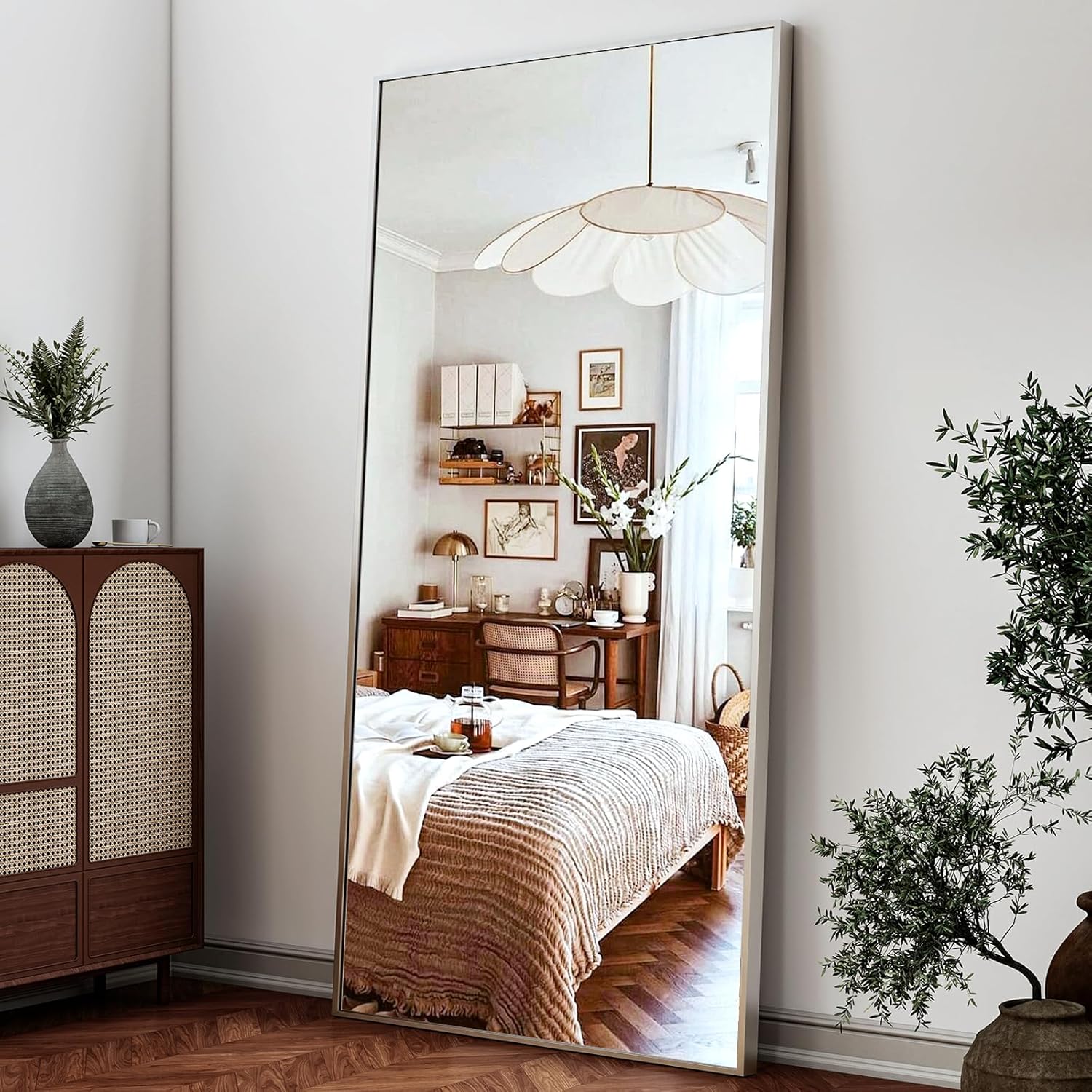 26x71 Full Length Mirror with Adjustable Stand for Any Room