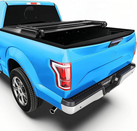 Soft Tri-Fold Truck Bed Tonneau Cover for Ford F-150 5.5 FT