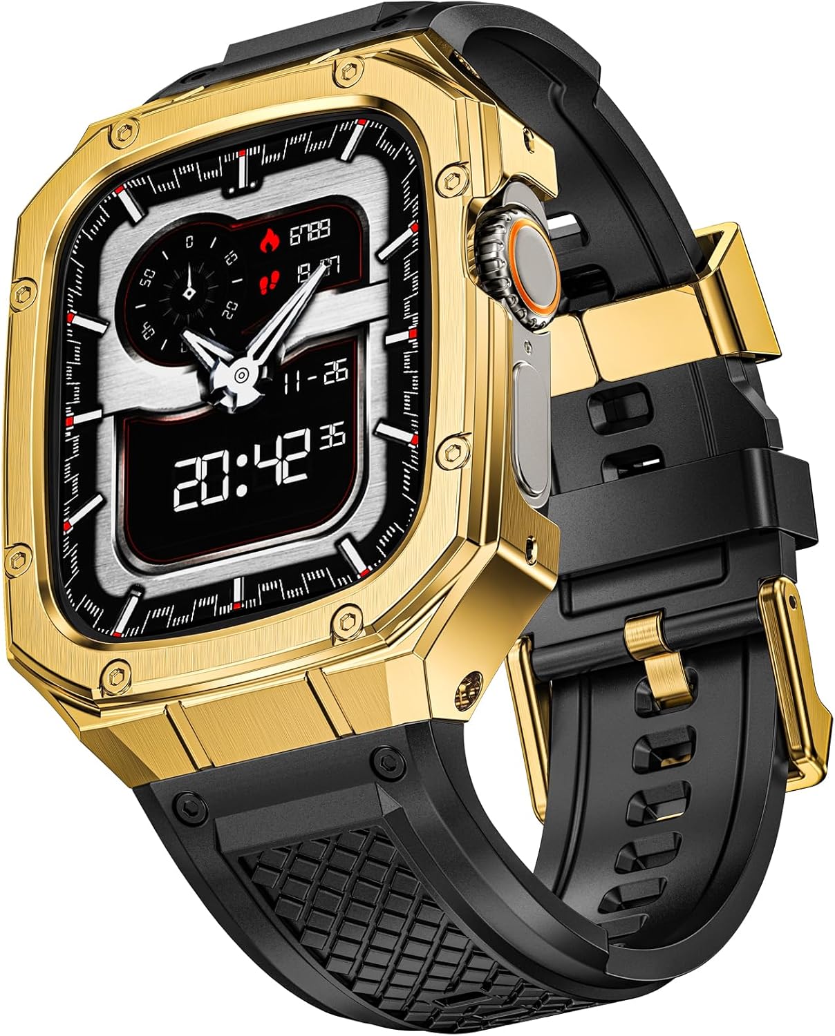 SUPLINK Stainless Steel Apple Watch Case - Ultra Bands Compatible