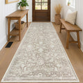 KILOCOCO Hallway Runner 3x8 Rug Runner Printed Vintage Floral
