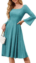 Prom Dress for Teens Sequin Formal Flutter Sleeve Midi - Elegant Fit