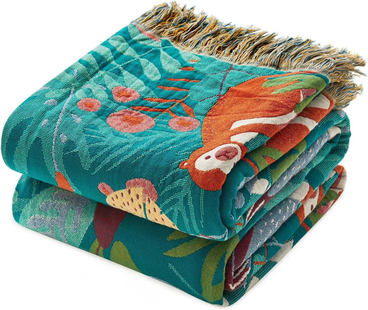 Throw Blanket for Bed Couch Sofa Soft Cotton Twin Blanket