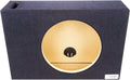 Single 12 in Vented Subwoofer Enclosure - Shallow Car Box