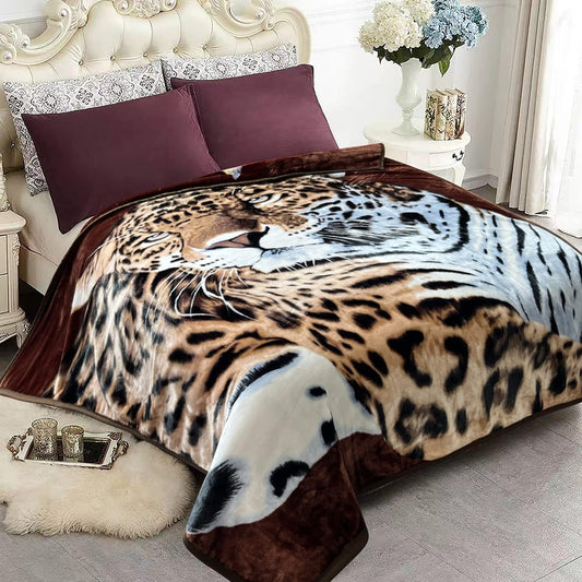 JYK Korean Mink Fleece Blanket Queen Size for Cozy Warmth